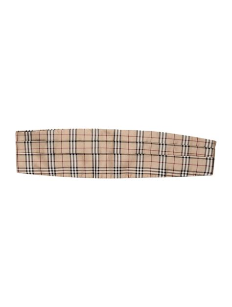 Burberry London Nova Check Cummerbund 